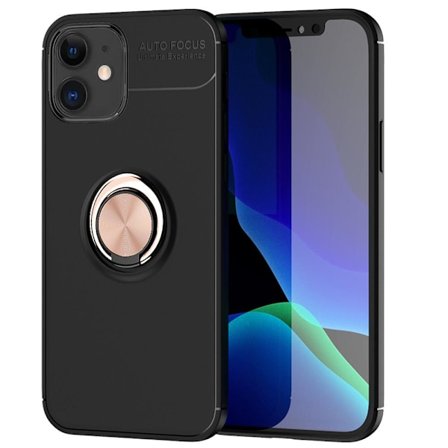 iPhone 12 - AUTO FOCUS Skal med Ringhållare