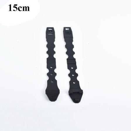 2kpl Tactical Molle System Malice Clips MUSTA 15cm Black 15cm