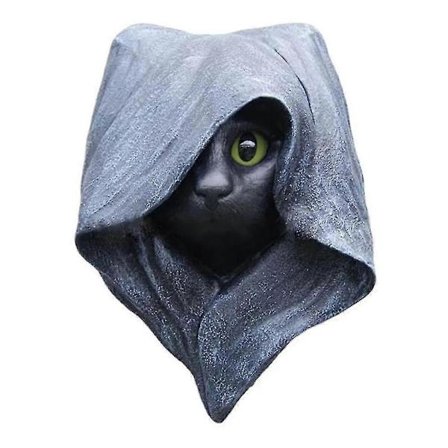 Harts Katt Skulptur Väggdekoration Katt Staty Gotisk Häx Katt Ornament För Halloween Dekoration