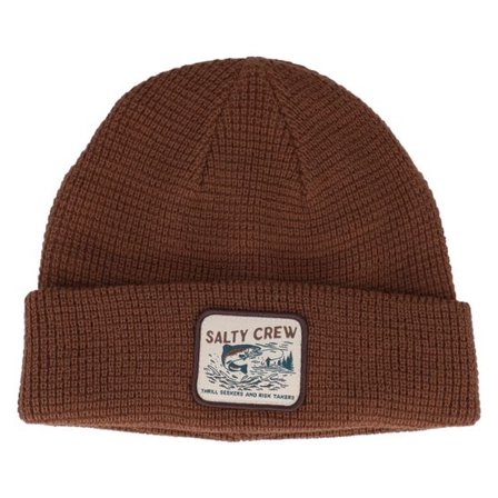 Salty Crew - Brun cuff Beanie - Coastal Beanie Friar Brown Cuff @ Hatstore