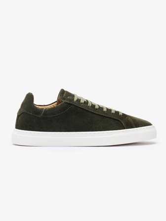 John Henric Men's Grüne Wildleder Sneaker Size 40