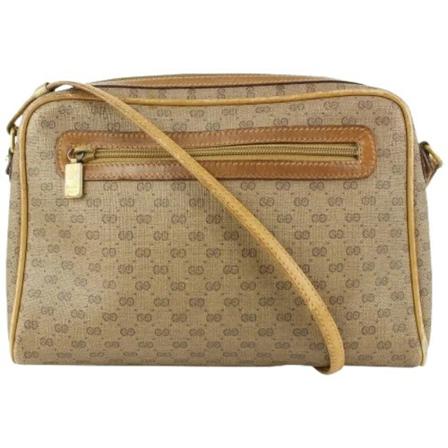 Gucci Vintage, Pre-owned Coated canvas gucci-bags Bruin, Dames, Maat:ONE Size