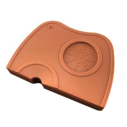 Espresso Tamper Mat Kaffe Tamper Mat BRUN L
