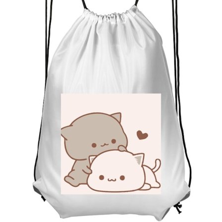 Gymnastikpose | Let Træningstaske til Voksne Kawaii Søde Katte