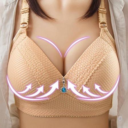 Kvinners Trådløs Contour BH Komfort Pustende Beauty Back Glattende Undertøy For Kvinner Jenter Skin Color 105BC
