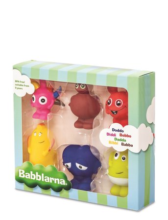 Teddykompaniet | Babblarna- Plastic Figures, Bd Mix, 6 Ass. | ONE SIZE