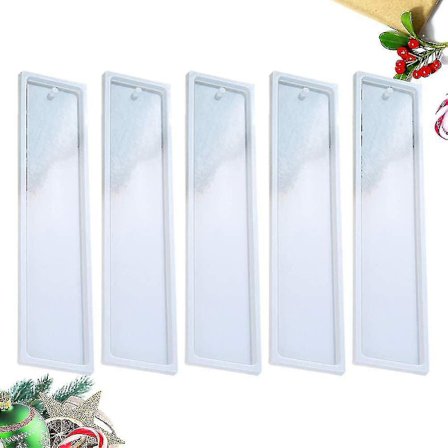 5st Gör-det-själv-bokmärke Form Bokmärke Molds för gör-det-själv Hartssmycken Bokmärke Gjutdekor