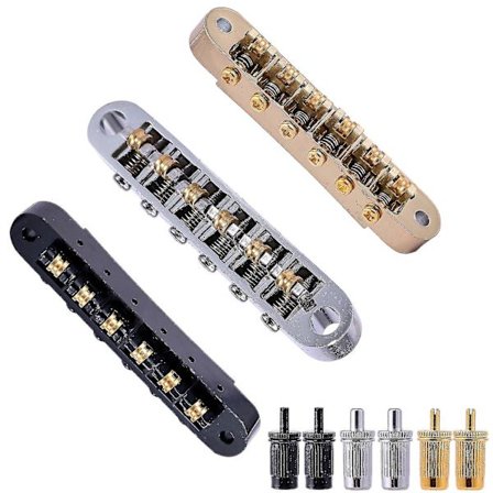 Dww-gitar Tune-o-matic rullebro erstatningsdel kompatibel med Gibson Les Paul Lp Sg stil 6 strengs elektrisk gitar