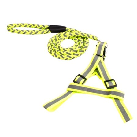 Flettet stærkt nylonbånd med reflektor, tre forskellige størrelser