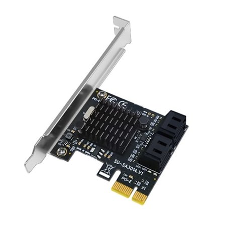 6 Gbps PCIe til SATA3.0-konverteringskort 4-porters Sata3.0 Utvid lagringskapasiteten