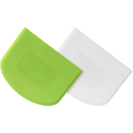 Degsskraber, kagesmootherværktøj, 2 stk. plast smørcreme konditorskraber, spatler til bagning af brød