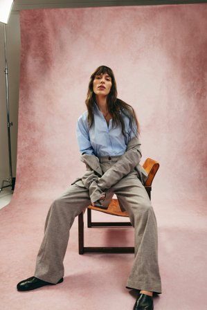 Kappahl | Pellavasekoitetta olevat pukuhousut Ruskea L | Ruskea