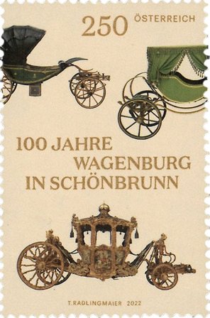 Østrig 2022 - 100 år Wagenburg - Postfrisk frimærke