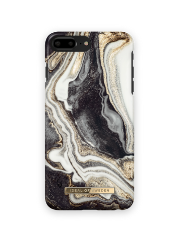 Fashion Case iPhone 7 Plus Golden Ash marble