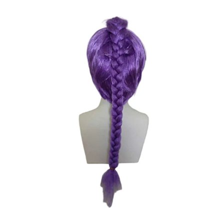 Demon Hunter Mira Lumi Zoe Peruk med knytband