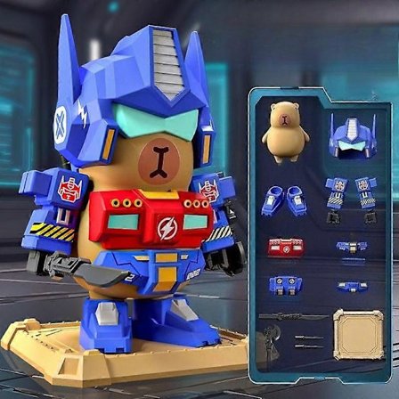 Ny Capybara Samlemodel Legetøj Bevægelige Led Magnetiske Dekorationer til Dværg Robot Mecha Kits Modeller Legetøj Gaver[YJD]