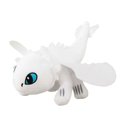 Drage Plyslegetøj med Bevægelige Vinger Flyvende Tandløs Motorcykel Soltag Drage Dekoration Biltilbehør Interiør Hvid(FQ)