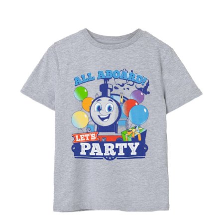 Thomas & Friends Herr Let ́s Party T-shirt 3-4 år Gråmelerad