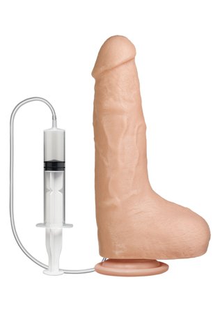 SQUIRTING REALISTIC COCK FLESH