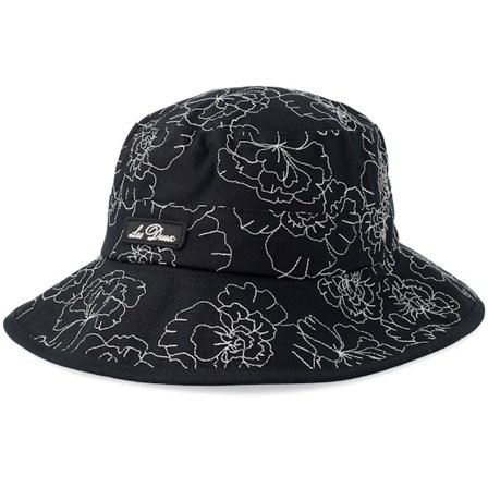 Les Deux - Black bucket Kapelusz - Flower Aoe Safari Hat Black Bucket @ Hatstore