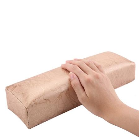Raidollinen Korkealaatuinen Nahkainen Kynsilakka Tyyny Manikyyri Pehmeä Sieni Käden Tuki Tyynypidike 01#