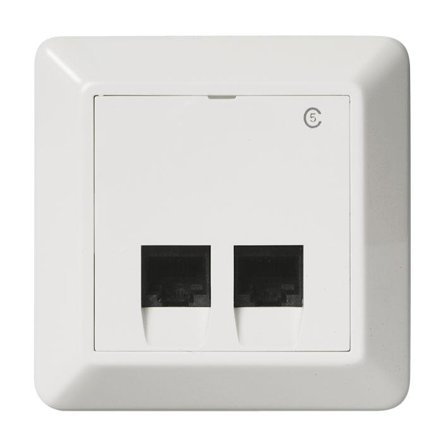 ELKO Nettverkskontakt 2xKat.5 UTP innfelt