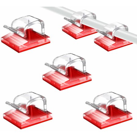 Självhäftande kabelhållare 50-pack