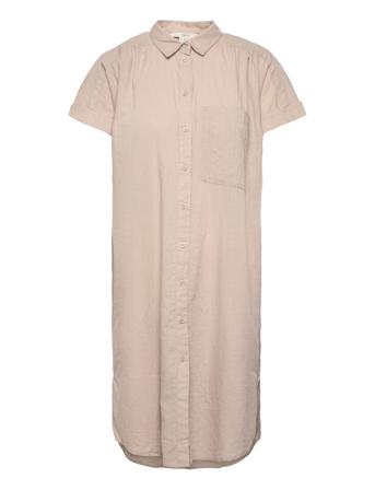 Dresses Light Woven Knelang Kjole Rosa Esprit Casual