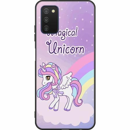 Samsung Galaxy A03s Svart Skal Unicorn