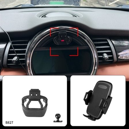 Mobilholder BMW Mini 2014-2021 F56 - Fast Montering Uten Skade på Interiør