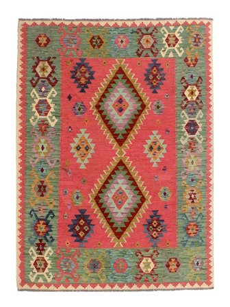 Oriental Kilim Afghan Old Style Rug 151X210 Wool, Afghanistan