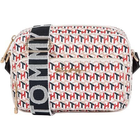 Tommy Hilfiger Crossbody Iconic Camera Rød, Dame Skuldertasker, Størrelse: ONE Size