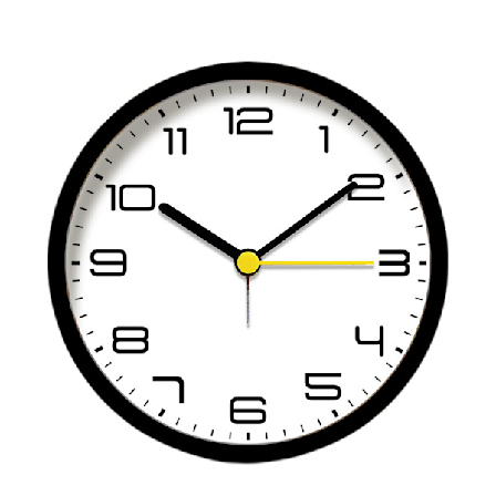 Analoginen herätyskello 4,5 tuumaa, paristokäyttöinen äänetön pieni pöytäkello yövalolla makuuhuoneen pöydälle