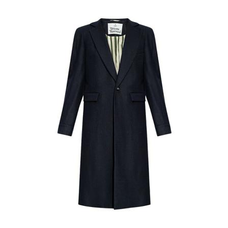 Vivienne Westwood, Alien coat Blauw, Dames, Maat:S,wol