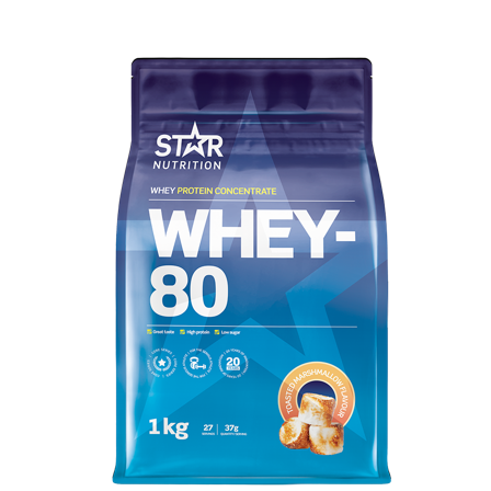 Star Nutrition Whey-80 Vassleprotein 1 kg