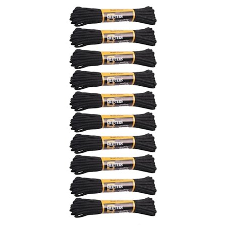 Grafters Runda 210 cm kängsnören (10-pack) 10-pack svart