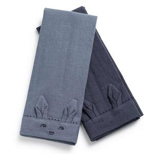 Elodie 2-Pack Tender Blue/Juniper EAT Baby Napkins One Size - Tableware - One size - Blue