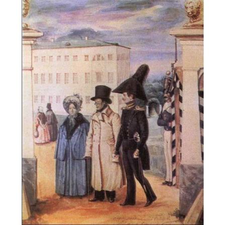 The Stroll (fedotov, In Uniform Pavel Andreyevich Fedotov Brun