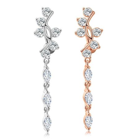 Navle Ring Krops Piercing Forgyldt med Zirkon