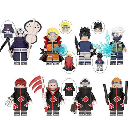 Naruto Building Blocks Toy Japan Anime Figure Confrontation Team