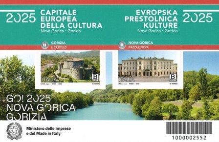 Italien - Europæisk kulturhovedstad Nova Gorica og Gorizia - Postfrisk miniark