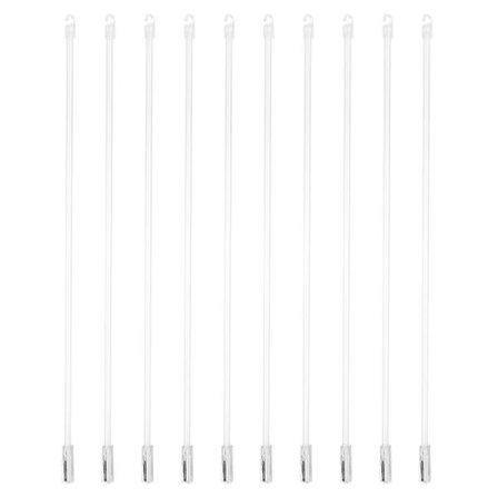 10 stk Klare Kroker Hengende Blindåpner Erstatning Vinduspersien Kroker Vertikale Persienner Tilbehør Vinduspersien Tilt Wand