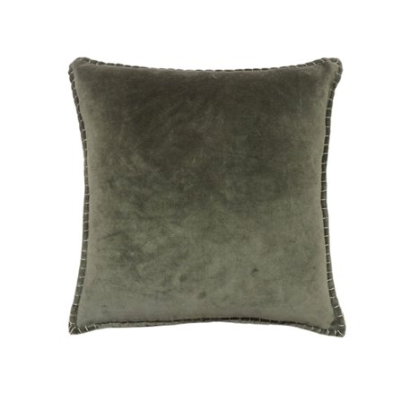 Grøn stofpude 50x50 cm – Naturlig indretningsdetaljer