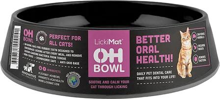 LickiMat OH Bowl Kat Sort, Tøj & Bolig, Foder & Tilbehør, Mad- & Vandskåle
