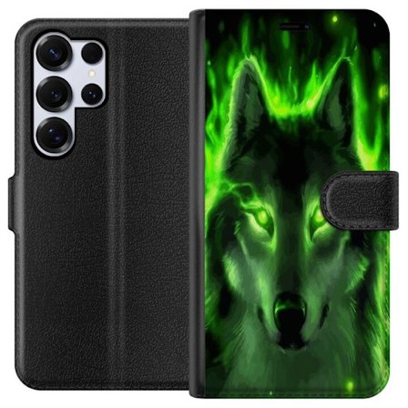 Kompatibelt Lommeboketui til Samsung Galaxy S25 Ultra Ulve