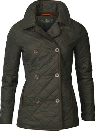 Laksen Women ́s Bath Quilted Jacket Jaktjackor Varmfodrade Green L