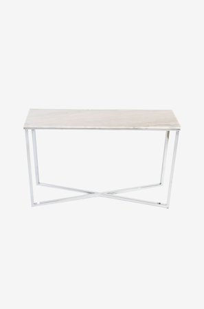 Stenexpo - Konsolbord Rimini 120x35x76 - Krom - Avlastningsbord & sidobord - Från Homeroom