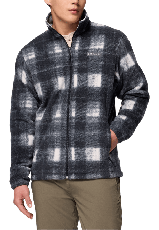 Columbia Steens Mountain Printed Jacket Jackor Herr Beige L