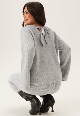 VILA-Viretta O-neck L/S KNIT BOW TO-M