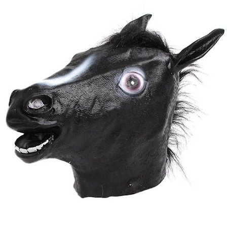 Halloween Horse Head Mask Animal Mask Masquerade Party Costume Funny Crazy Mask